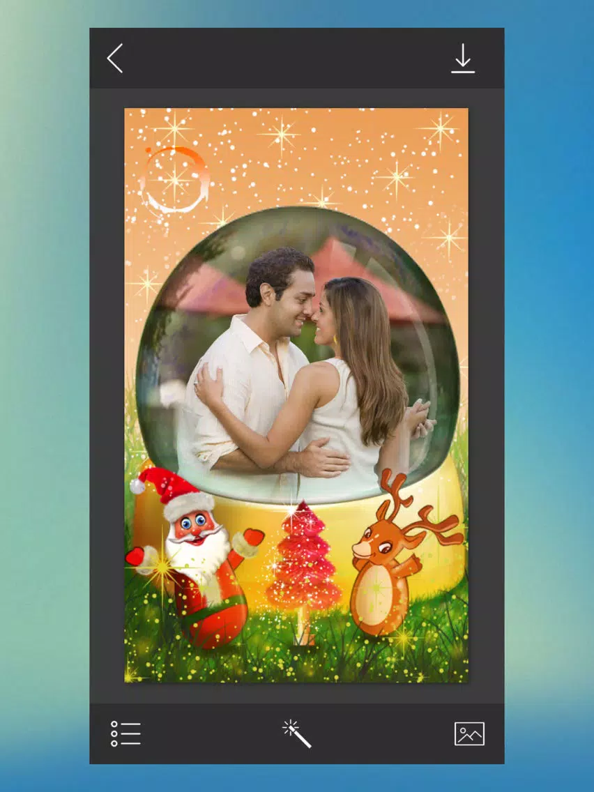 Christmas Photo Frame - Art Photo frame iPad Screenshots
