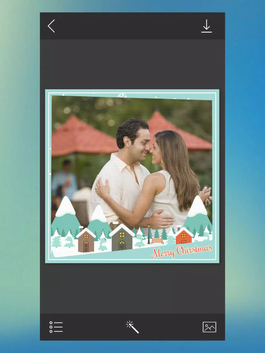 Christmas Photo Frame - Art Photo frame iPad Screenshots