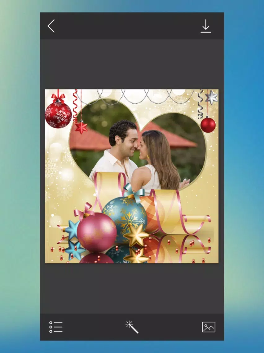 Christmas Photo Frame - Art Photo frame iPad Screenshots