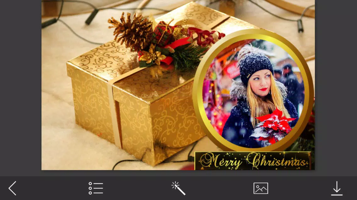 Holiday Xmas Picture Frame - insta frames Foto Screenshots