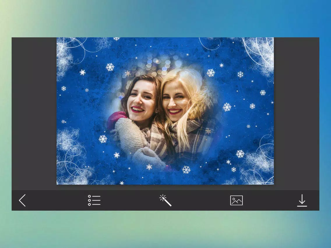 Xmas 2017 Photo Frame - Art Photo frame iPad 应用截图