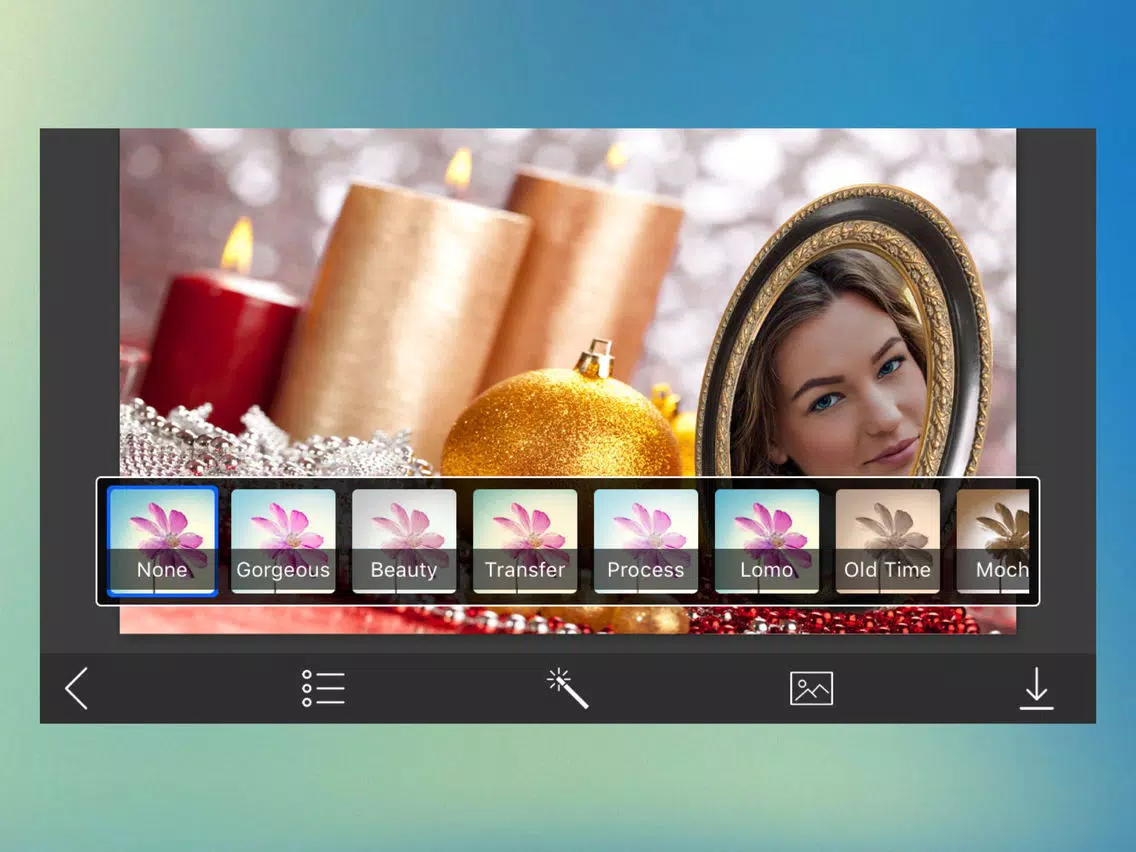 Xmas 2017 Photo Frame - Art Photo frame iPad 应用截图