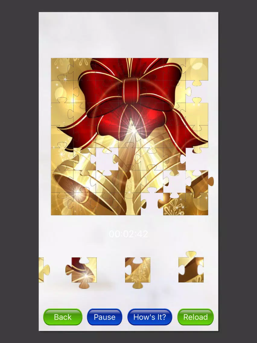 Holiday Christmas Jigsaw Puzzle iPad Screenshots