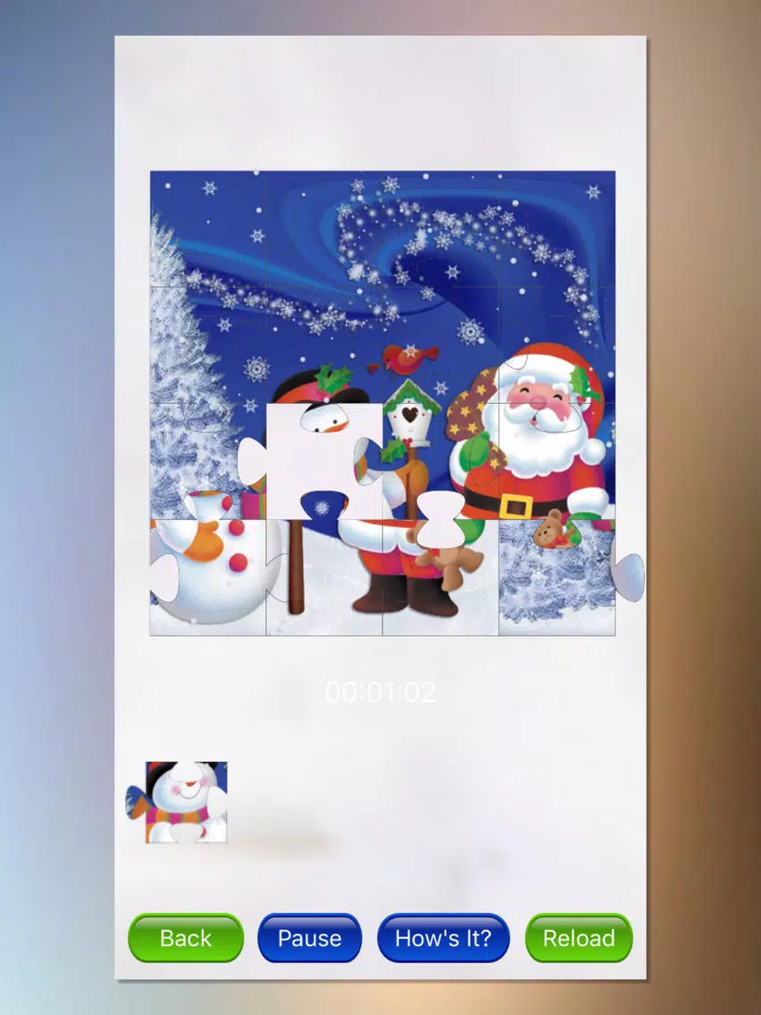 Holiday Christmas Jigsaw Puzzle iPad Screenshots