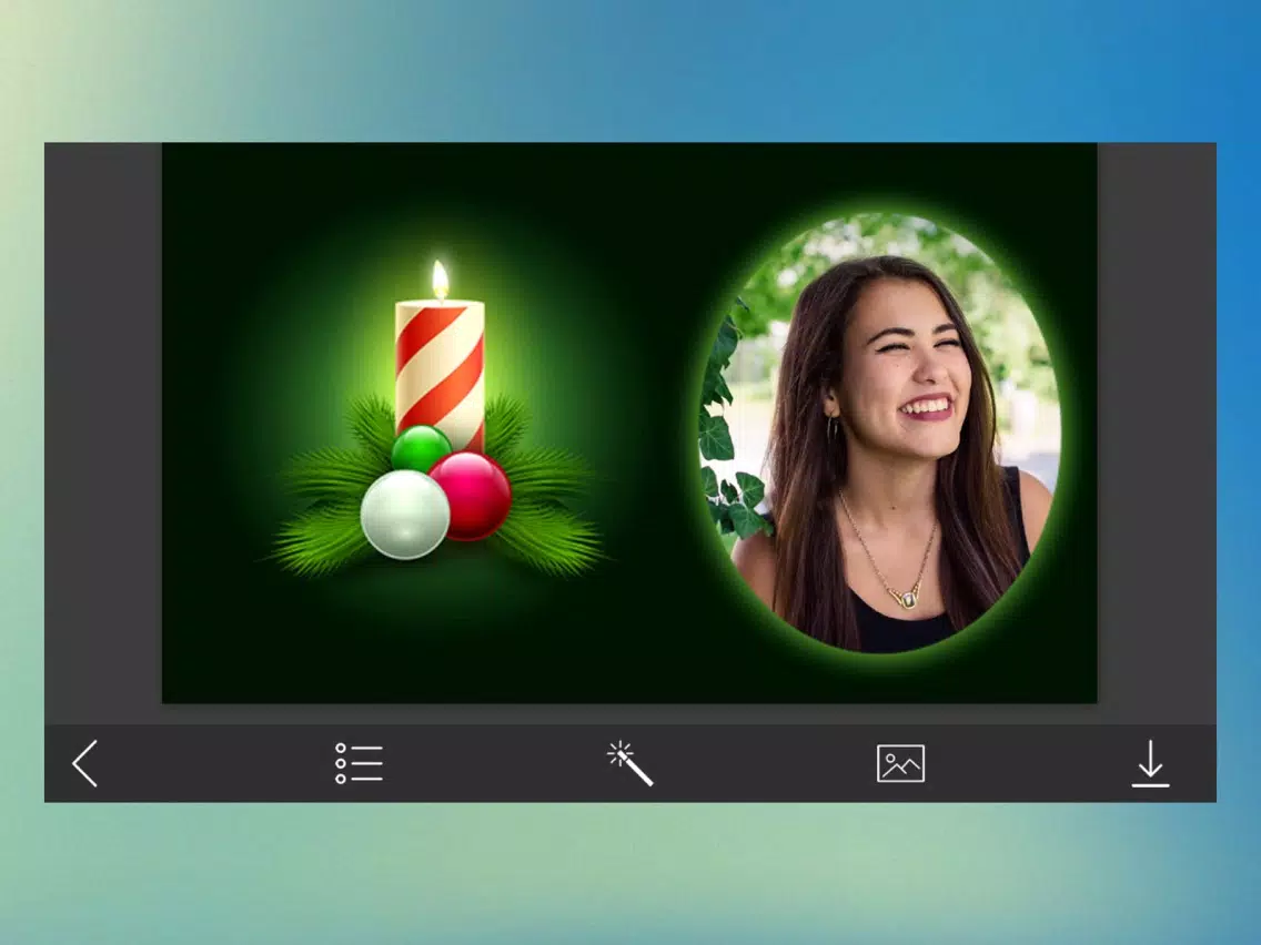 Santa Frame - Frame from the heart iPad Screenshots