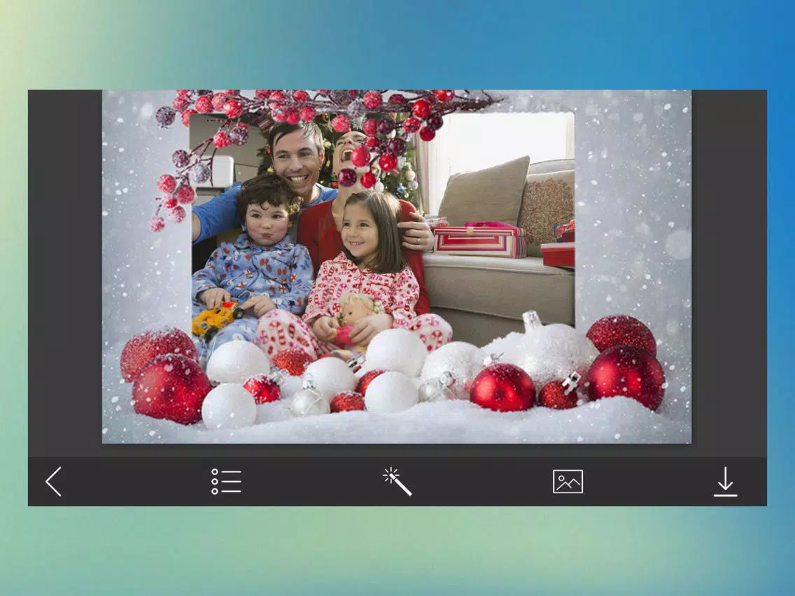Creative Xmas HD Photo Frame - Best Frames iPad Screenshots