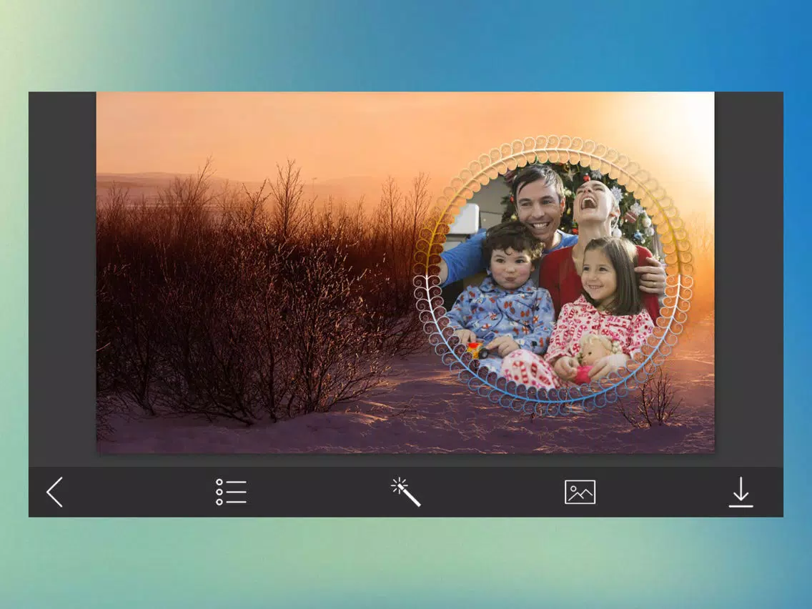 Creative Xmas HD Photo Frame - Best Frames iPad Screenshots
