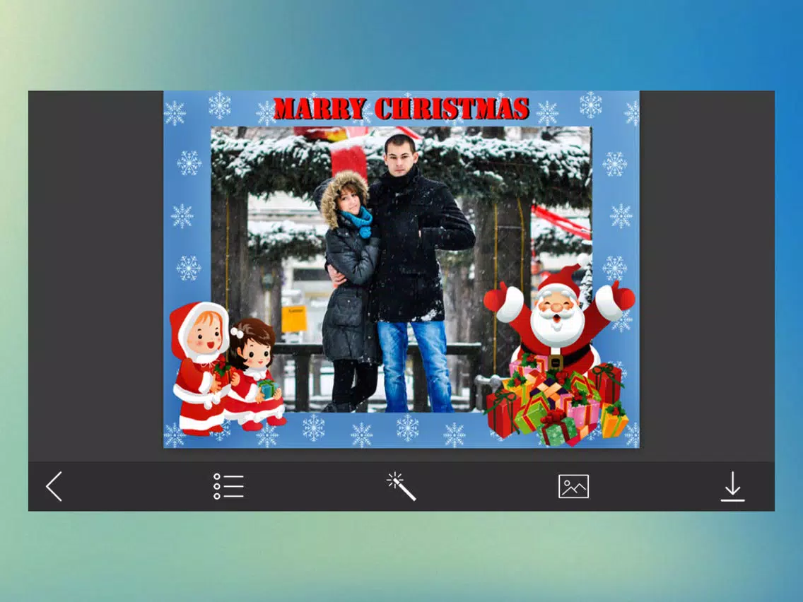 Creative Xmas HD Photo Frame - Best Frames iPad Screenshots