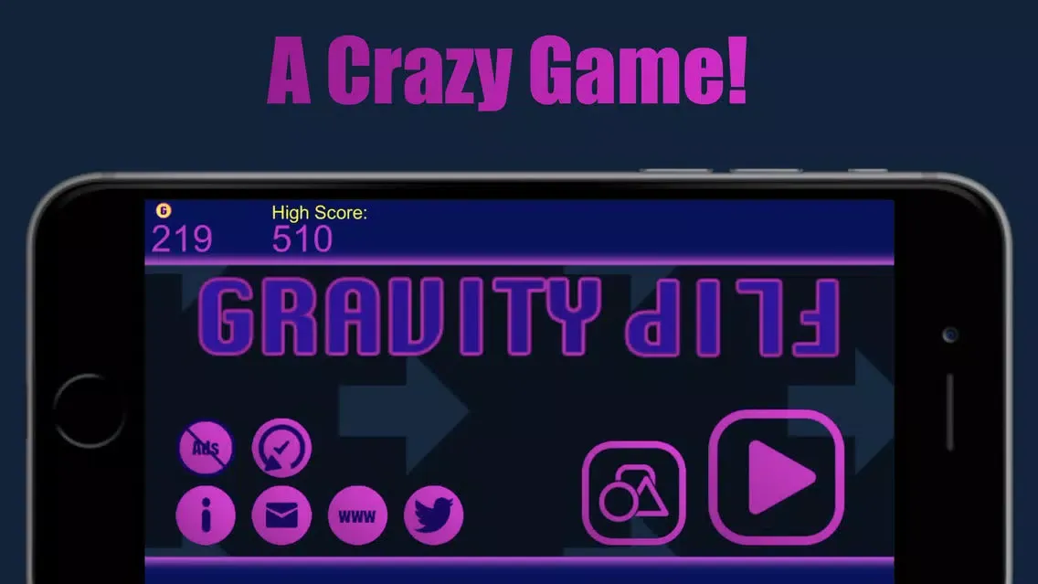 Capturas de tela do Gravity Flip - Tap Fast!
