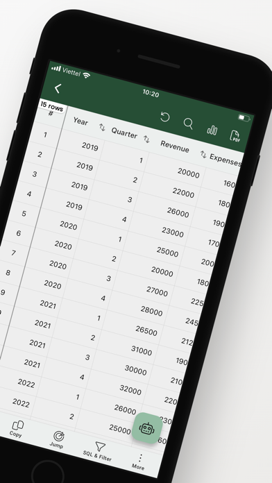 CSV File Viewer - Smart CSV Screenshots