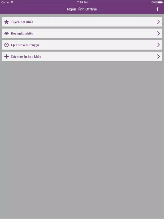 100 Ngôn Tình Offline Hay - Ngon tinh offline iPad Screenshots