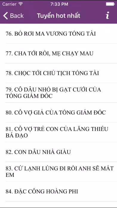 100 Ngôn Tình Offline Hay - Ngon tinh offline Screenshots