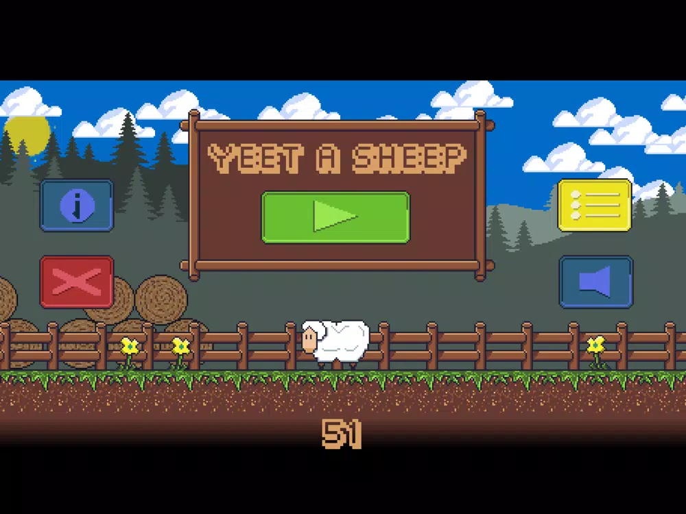 Tangkapan layar Yeet A Sheep iPad 