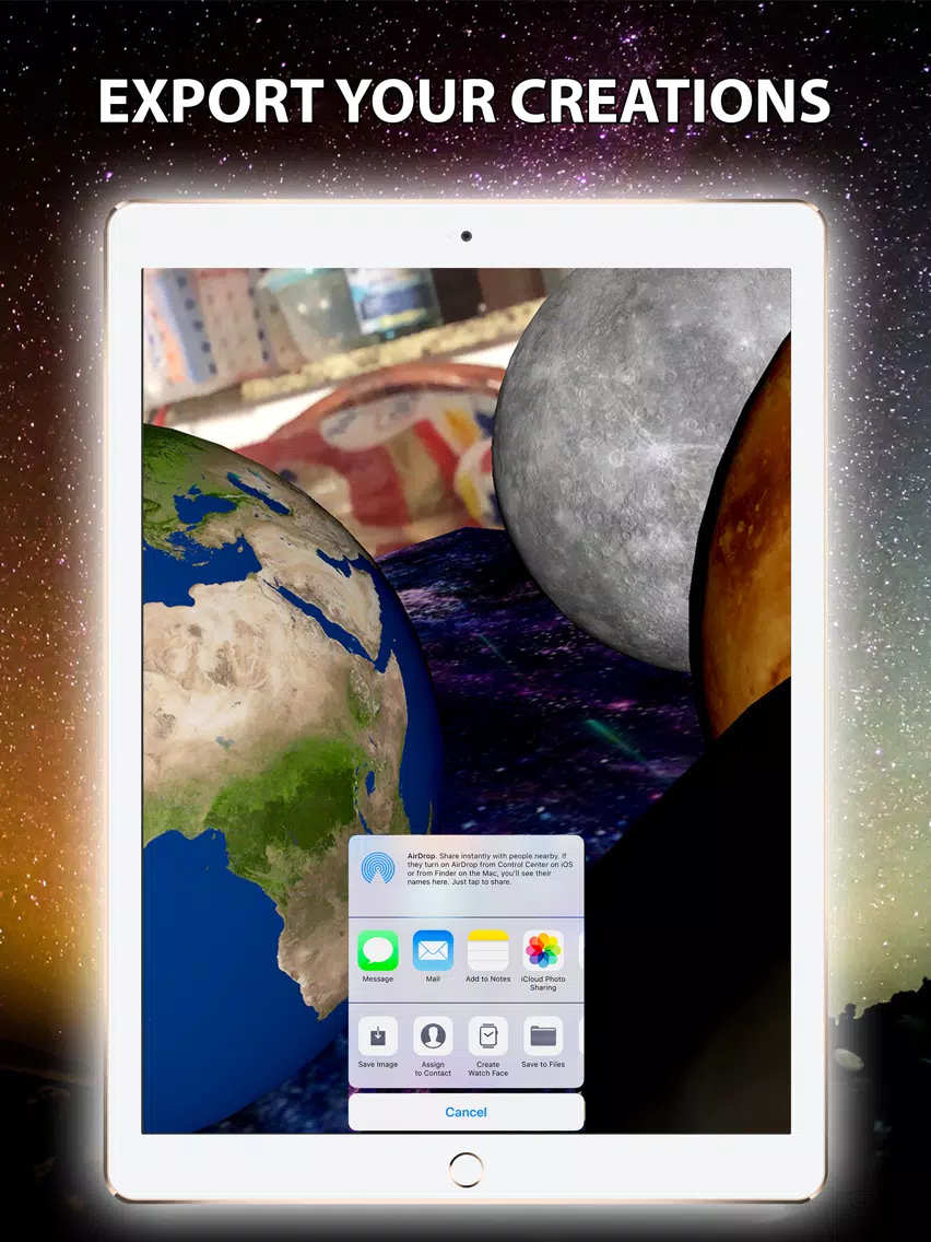 The Universe (AR) PRO iPad Screenshots