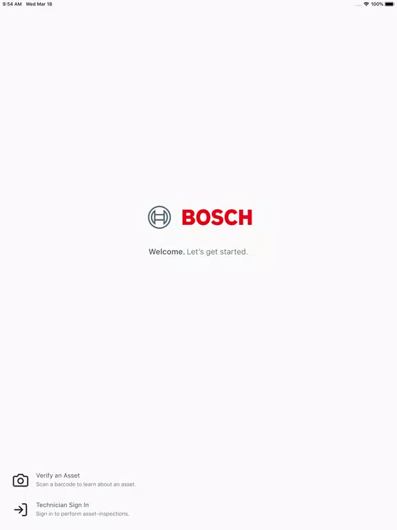 Bosch Smart Inspection iPad Screenshots
