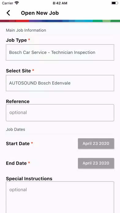 Bosch Smart Inspection Screenshots