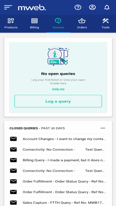 Mweb Screenshots