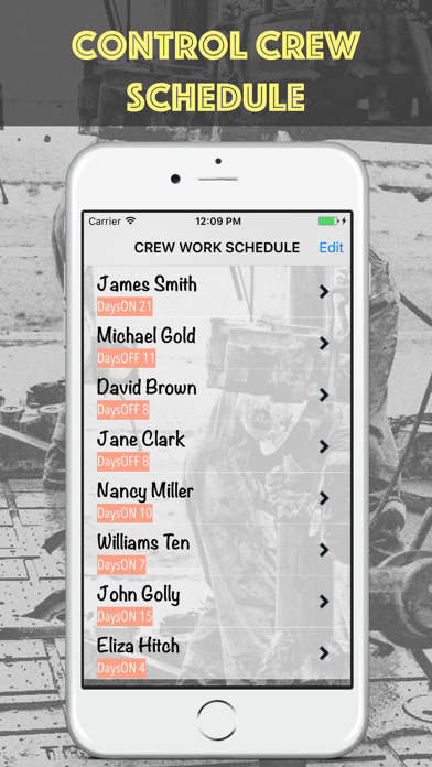 Shift Calendar for Oilfield Screenshots