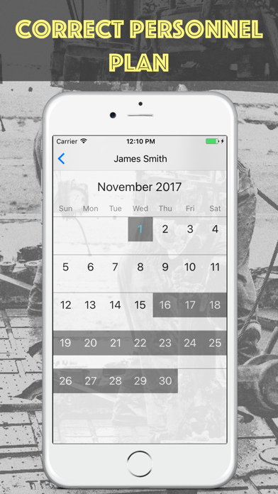 Shift Calendar for Oilfield Screenshots