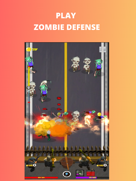 Captures d'écran de Zombie Defense - Tower Defense iPad