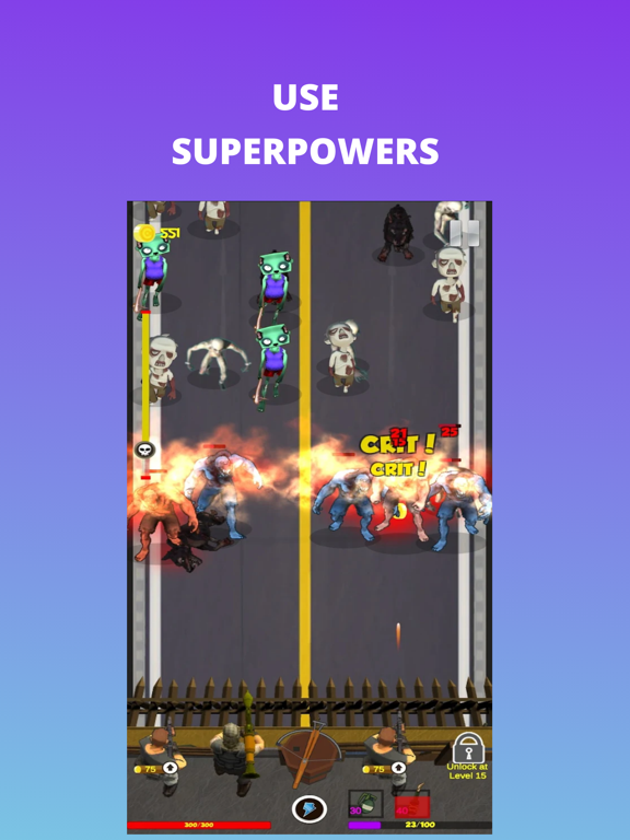 Captures d'écran de Zombie Defense - Tower Defense iPad