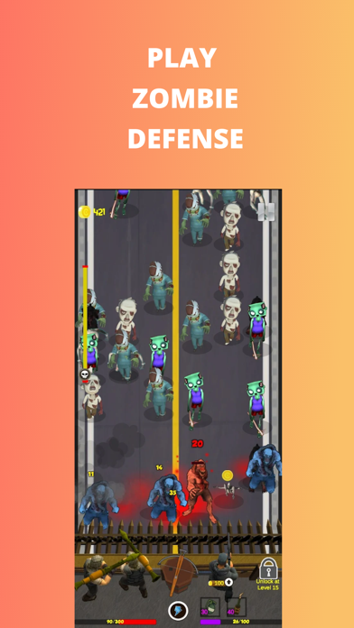 Captures d'écran de Zombie Defense - Tower Defense
