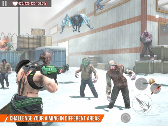 Tangkapan skrin ZOMBIE HUNTER: Offline Games iPad 