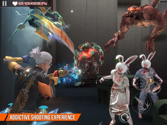 Tangkapan skrin ZOMBIE HUNTER: Offline Games iPad 