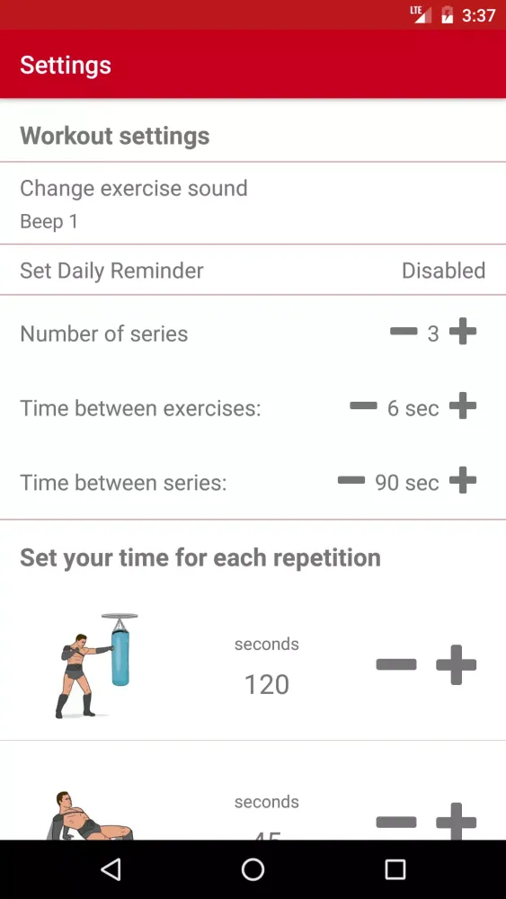 Work Out Like A Warrior - Fitness Coach Gym Guide Screenshots