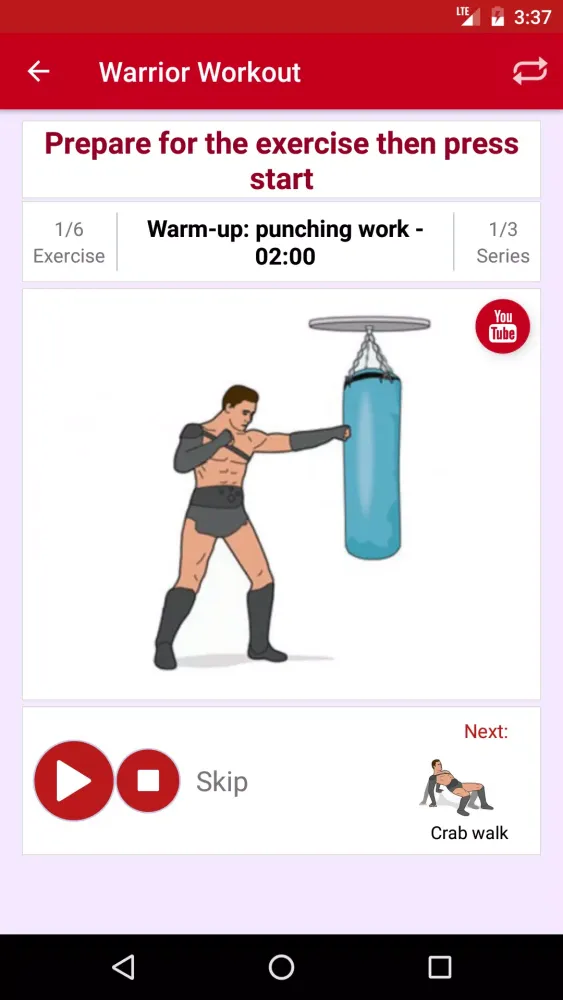 Work Out Like A Warrior - Fitness Coach Gym Guide Screenshots